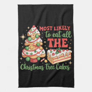 Am wahrscheinlichsten wird Debbie alle Weihnachtsb Geschirrtuch