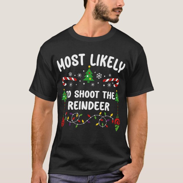 AM WAHRSCHEINLICHSTEN WIRD DER RINDER ANGEZEIGT T-Shirt (Vorderseite)