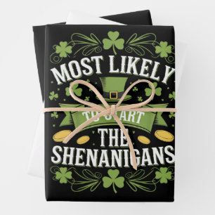 Am wahrscheinlichsten wird der Schabernack St. Pat Geschenkpapier Set