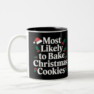 Am wahrscheinlichsten wird die Familie Weihnachtsk Zweifarbige Tasse