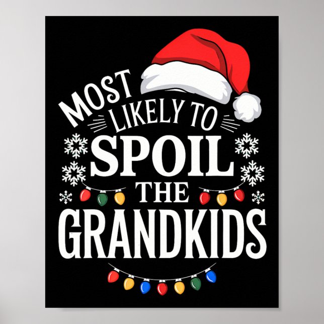 Am wahrscheinlichsten wird die Großkinder Opa Oma  Poster (Vorne)