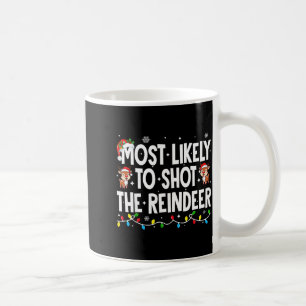 Am wahrscheinlichsten wird die Rentier-Weihnachtsf Kaffeetasse