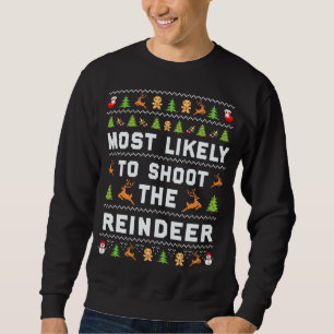 Am wahrscheinlichsten wird die Rentierzuchtfamilie Sweatshirt