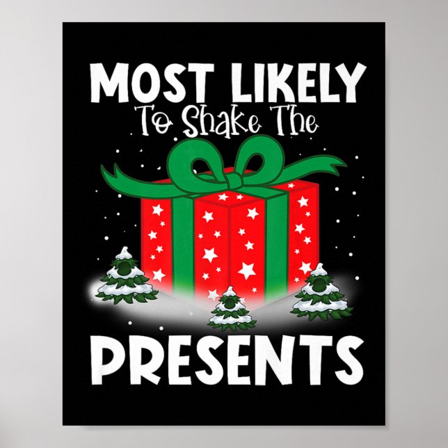 Am wahrscheinlichsten wird die Weihnachtsfamilie d Poster (Vorne)