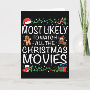 Am wahrscheinlichsten wird die Weihnachtsfilme Fam Karte