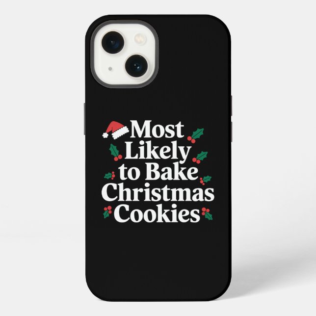 Am wahrscheinlichsten wird die Weihnachtsplätzchen iPhone Hülle (Rückseite)