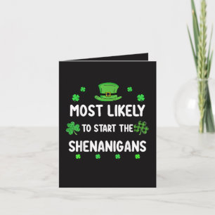 Am wahrscheinlichsten wird er den Schabernack begi Feiertagskarte