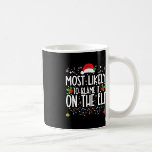 Am wahrscheinlichsten wird es auf dem Elf Santa Fa Kaffeetasse