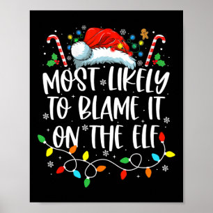 Am wahrscheinlichsten wird es auf dem Elf Santa Fa Poster