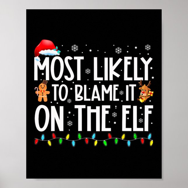 Am wahrscheinlichsten wird es auf der Elf Santa Fa Poster (Vorne)