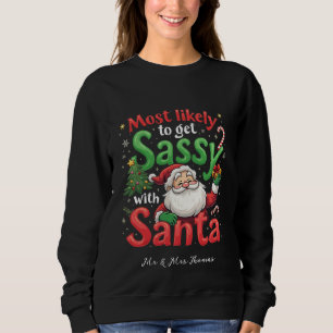 Am wahrscheinlichsten wird es mit Weihnachten vers Sweatshirt