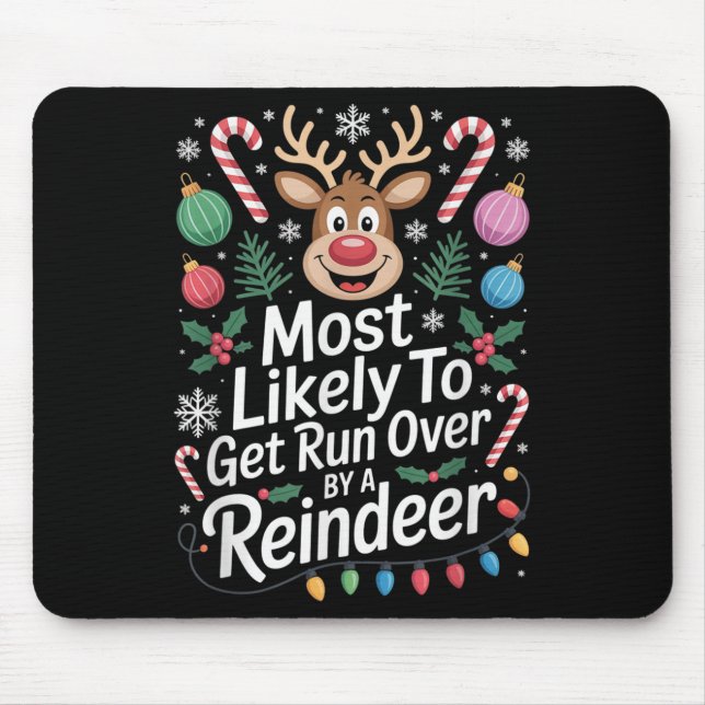 Am wahrscheinlichsten wird es von einer Rentierin  Mousepad (Vorne)