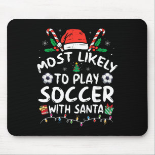 Am wahrscheinlichsten wird Fußball mit der Weihnac Mousepad