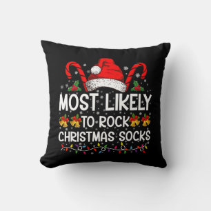 Am wahrscheinlichsten wird man Weihnachts-Socken l Kissen