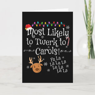 Am wahrscheinlichsten wird man zu Weihnachtslieder Karte