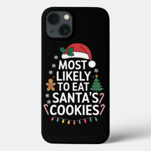 Am Wahrscheinlichsten wird Santa Kekse essen Famil Case-Mate iPhone Hülle