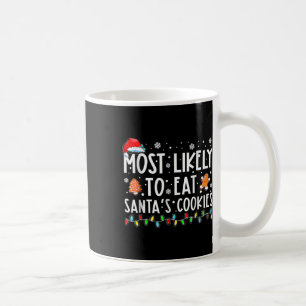Am Wahrscheinlichsten wird Santa Kekse essen Famil Kaffeetasse