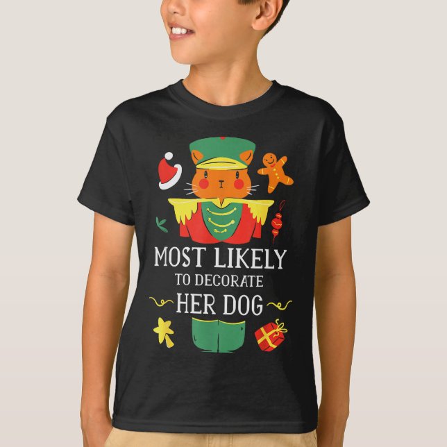 Am Wahrscheinlichsten wird sie ihren Hund als Nuss T-Shirt (Vorderseite)