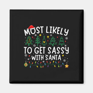 Am wahrscheinlichsten wird sie mit Santa Matching Magnet