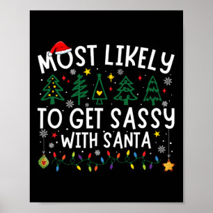 Am wahrscheinlichsten wird sie mit Santa Matching  Poster