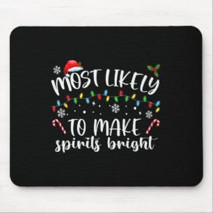 Am wahrscheinlichsten wird Spirituosen hell Mousepad