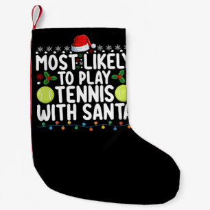 Am Wahrscheinlichsten wird Tennis mit Santa Weihna Kleiner Weihnachtsstrumpf
