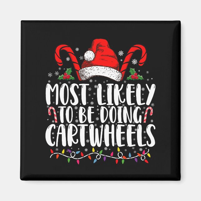 Am Wahrscheinlichsten Wird Weihnachten Passend Rad Magnet (Vorne)