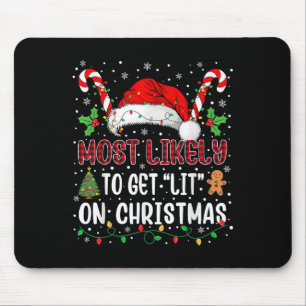 Am wahrscheinlichsten zu erhalten Lit auf Weihnach Mousepad