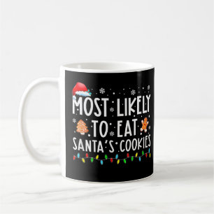Am wahrscheinlichsten zu essen Santas Cookies Fami Kaffeetasse