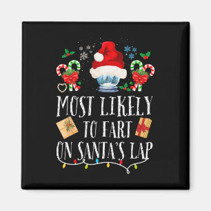 Am wahrscheinlichsten zu Furz auf Santa's Lap Fun Magnet