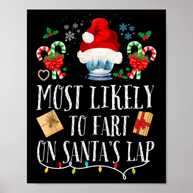 Am wahrscheinlichsten zu Furz auf Santa's Lap Fun  Poster (Vorne)