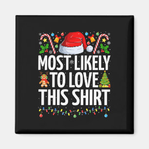 Am wahrscheinlichsten zu Liebe dieses Weihnachtsfe Magnet