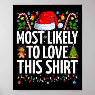 Am wahrscheinlichsten zu Liebe dieses Weihnachtsfe Poster