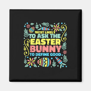 Am wahrscheinlichsten zu Ostern Gefragt Sonnenhase Magnet
