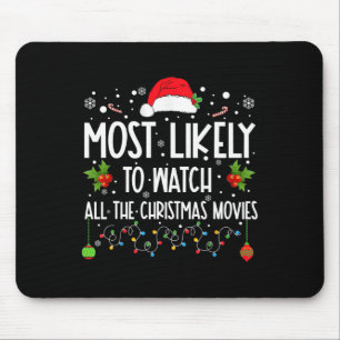 Am wahrscheinlichsten zu sehen, alle Weihnachtsfil Mousepad