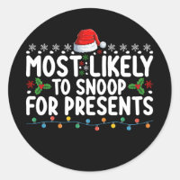 Am wahrscheinlichsten zu snoop für Weihnachten