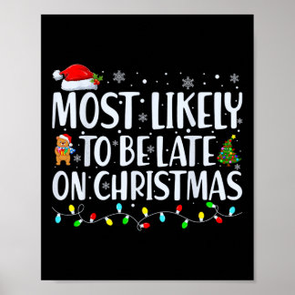 Am wahrscheinlichsten zu spät für Weihnachten Fami Poster