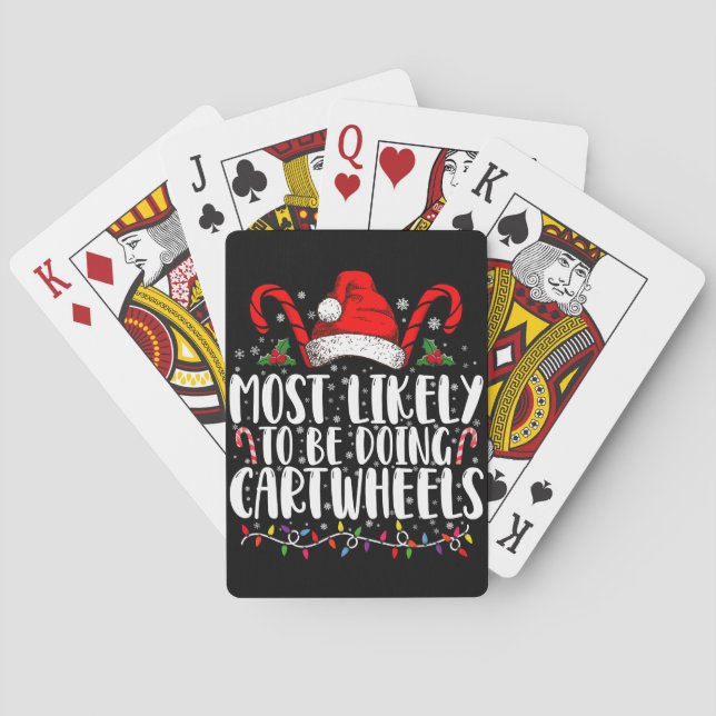 Am wahrscheinlichsten zu tun Cartwheels Matching X Spielkarten (Rückseite)