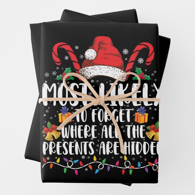 Am wahrscheinlichsten zu vergessen, wo alle anwese geschenkpapier set (Beispiel)