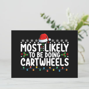 Am wahrscheinlichsten zu Weihnachten Cartwheels Einladung