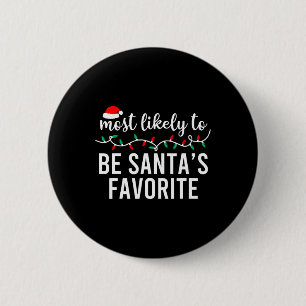 Am wahrscheinlichsten zu Weihnachten Matching Fami Button