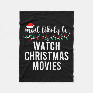 Am wahrscheinlichsten zu Weihnachten Matching Fami Fleecedecke