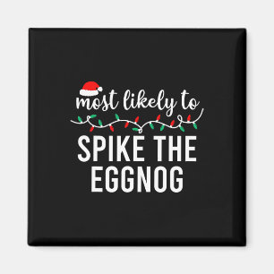 Am wahrscheinlichsten zu Weihnachten Matching Fami Magnet