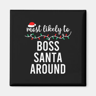 Am wahrscheinlichsten zu Weihnachten Matching Fami Magnet
