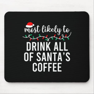 Am wahrscheinlichsten zu Weihnachten Matching Fami Mousepad
