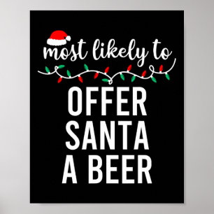 Am wahrscheinlichsten zu Weihnachten Matching Fami Poster