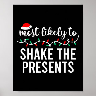 Am wahrscheinlichsten zu Weihnachten Matching Fami Poster