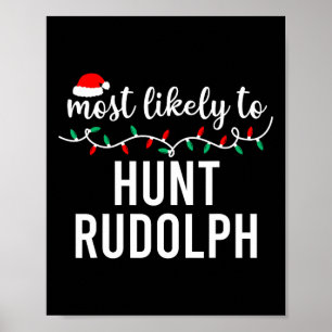 Am wahrscheinlichsten zu Weihnachten Matching Fami Poster