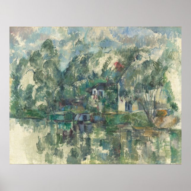 Am Wasser - Paul Cézanne Fine Art Poster (Vorne)