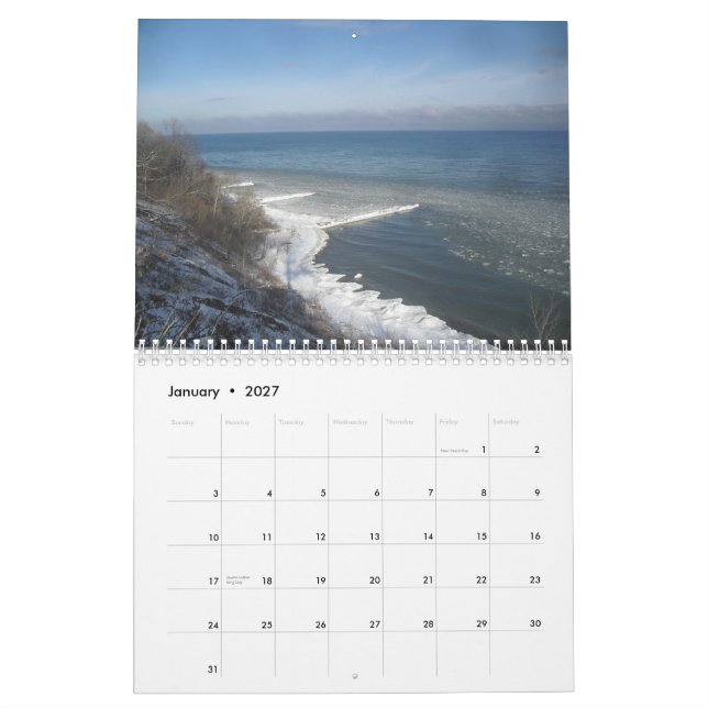 Am Wasser-Rand durch Scott S. Jones Kalender (Jan 2027)